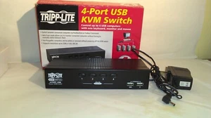 Tripp-Lite 4 Port VGA+USB KVM Switch (B006-VU4-R) - Picture 1 of 4