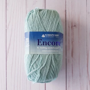 Plymouth Encore Worsted ~ Lot of 5 ~ #154 Blue Haze ~ Classic ~ Wool & Acrylic - Picture 1 of 3