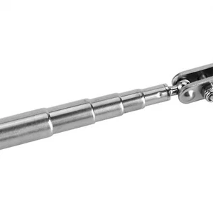 Telescoping LED Lighted Flexible Adjustable Inspection Mirror 360 Degree Swivel - Picture 1 of 12