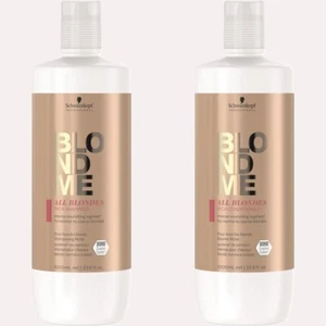 Schwarzkopf Professional Blondme All Blondes Rich Shampoo& Conditioner 1000ml - Picture 1 of 1