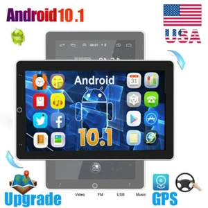 10.1" Rotatable Car Stereo Radio Android 11.1 Double 2DIN Touch Screen GPS Wifi - Picture 1 of 12