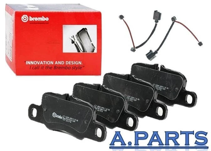 JUEGO DE PASTILLAS DE FRENO BREMBO COMPLETO CON EJE TRASERO WK PORSCHE PANAMERA 970 / 971 Foto 1 de 1