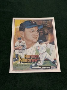 RARE Harmon Killebrew Certicare AUTOGRAPHED 18x24 Poster, Minnesota Twins, NICE! - Picture 1 of 5