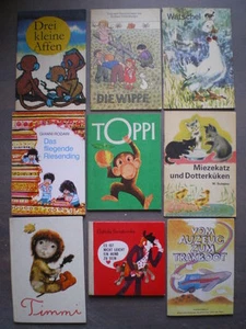 DDR Kinderbücher Hefte Konvolut Bücherpaket Bilderbücher GDR Rodari Sutejew ua. - Imagen 1 de 3