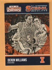 Deron Williams Illinois Illini 2015-16 Contenders Draft Old School Colors 2Z