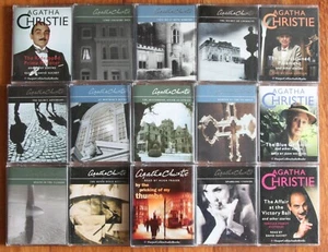 AGATHA CHRISTIE audiobooks 15x CASSETTE collection job lot BUNDLE joblot SET - Picture 1 of 1