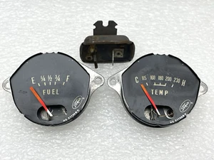 1964 FORD TRUCK FUEL AND TEMP GAUGE F-100 F-200 F-250 F-350 FOMOCO - Picture 1 of 12