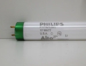 (4-Pack) Philips F17T8/TL841 ALTO Fluorescent Lamp Light Bulb 4100K Cool 24" - Picture 1 of 2