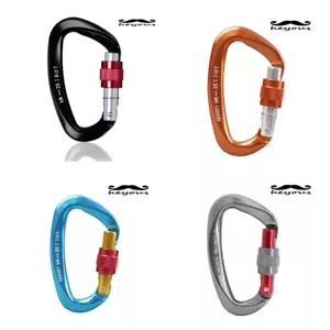25KN(4 Pack) Carabiner Clips Rock Climbing Spring Snap Hooks Climbing Carabiners - Picture 1 of 16