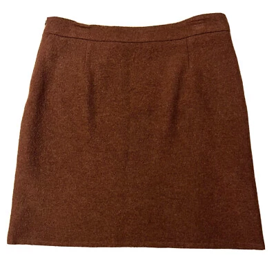 Falda Clásica Vivienne Tam Mezcla de Lana Rayón Talla 12 Forrada Foto 1 de 4