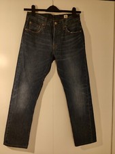 Levis 501 Jeans Selvedge White Oak Cone Denim W28 L28 Men's/Unisex/Women's