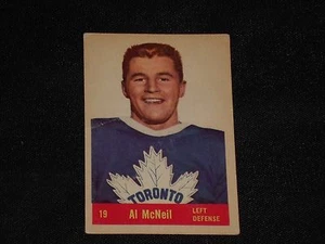 Tarjeta de hockey Parkhurst AL McNeil 1957-58 #19 Toronto Maple Leafs - Imagen 1 de 2