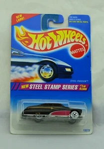 1995 Hot Wheels Steel Passion #285 Stamp Series Black Mercury WW's Clear Windows - Bild 1 von 12