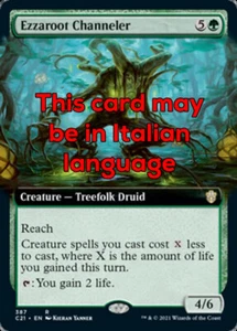 MTG EZZAROOT CHANNELER EXC - RADICANTE INCANALATORE - C21 X - MAGIC - Picture 1 of 1