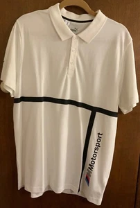Puma BMW Motorsports Men's Polo Shirt (576653-02) White Size L - Picture 1 of 1
