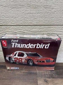 Vintage AMT 1/16 Hardees Nascar Ford Thunderbird Model Car Kit 1985 Sealed New - Picture 1 of 3