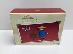 2002 Vintage Hallmark Keepsake Madeline And Genevieve Christmas Ornaments - Picture 1 of 6