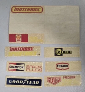 Adesivi Vintage Matchbox Speed Track Race Chase Speedtrack - Foto 1 di 1