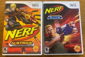 Nintendo Wii 2er Set NERF N-Strike & N-Strike Elite - getestet - CIB - Bild 1 von 3