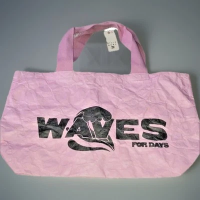 Bolso Shopper Billabong Rosa Arrugado Playa Reutilizable Nuevo con Etiquetas Foto 1 de 4