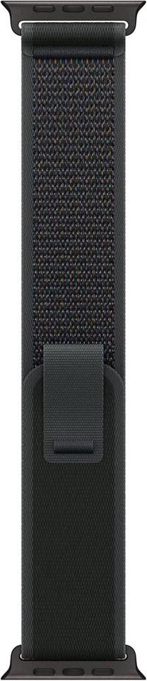 Generic Band Watch for Apple Watch Ultra 2nd Gen Black Titanium Trail Loop Black