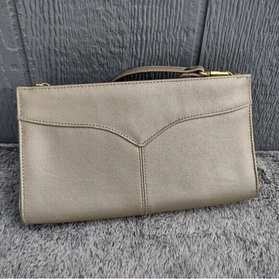 Bolso sin asas con cremallera superior Bueno correa metálica desmontable noche formal Foto 1 de 4