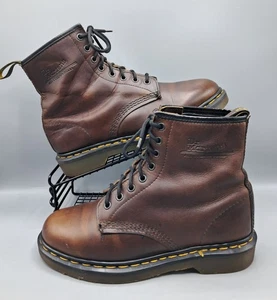Dr martens 1460 size 7 uk Made in England - Brown leather Boots - 8 Eyelits. - Picture 1 of 23