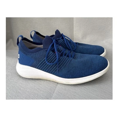 FootJoy FJ Flex XP Golf Shoes Men's 11.5 M Blue Knit Waterproof Spikeless 56268 - Image 1 of 4