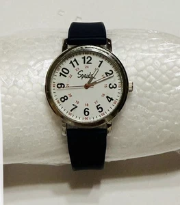Spiedel Peeling Uhr für Krankenschwester, Ärzte, weißes Gesicht dunkelblau Silikonarmband - Bild 1 von 7