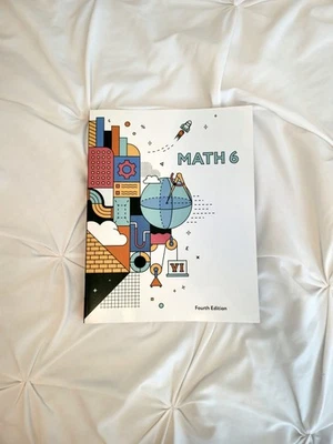 B447-164 * NEW, BJU, MATH 6, STUDENT BOOK, 4TH ED, 9781646260300, 2021, LAST ONE - Image 1 of 2