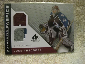 2007-08 SP Juego Edición Usada Telas Auténticas José Theodore #AF-TH Avalanche - Imagen 1 de 2