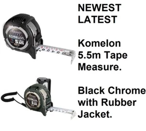 Komelon neuestes neuestes Modell schwarz Chrom KMC-31NJC mit Gummijacke Magnet - Bild 1 von 12