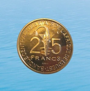 WESTERN AFRICAN STATES 25 FRANCS 1970 PATTERN ESSAI KM E5 #6601# - Picture 1 of 2