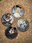 Complete Disney Hidden Mickey Set 4/4 Pirate Sword Coins Disney Pins Collectible