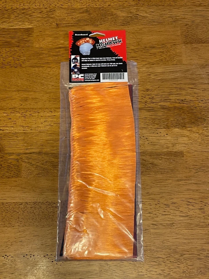 CASCO DE CARRERAS PC MOHAWK NARANJA ARTÍCULO #721 Foto 1 de 4