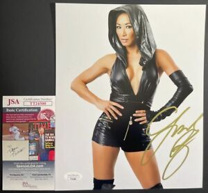 IMPACT Wrestling Knockout Gail Kim Signed 8x10 Photo C Autograph WWE JSA COA