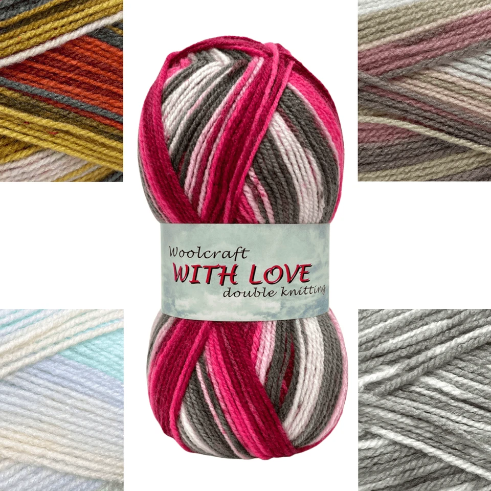 Woolcraft With Love DK 100g Double Knitting Crochet Baby Yarn