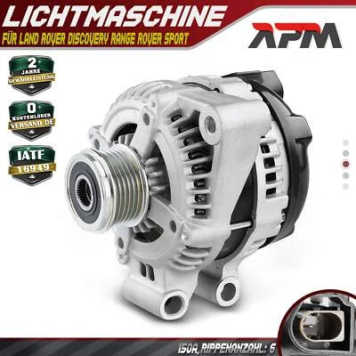 Generatore alternatore 150A 14V per Land Rover Discovery IV Range Rover Sport - Immagine 1 di 4