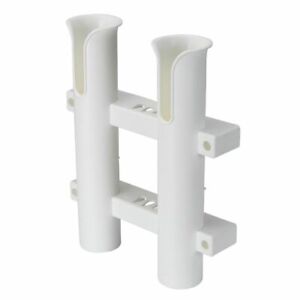 Coast Double Rod Holder and Storage Rack UV Stabilised Polypropylene White