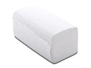 (0,68€/100Stk.) 3200x Handtuchpapier Papierhandtücher Z-Falz 25x23cm - Hochweiß - Bild 1 von 1