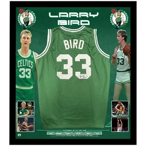 LARRY BIRD HAND SIGNED BOSTON CELTICS JERSEY NBA BASKETBALL GARNETT PIERCE RONDO - Picture 1 of 1