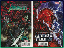 AVENGERS #45 FANTASTIC FOUR #30 SET KING IN BLACK TIE-IN LOT VENOM BLADE MARVEL