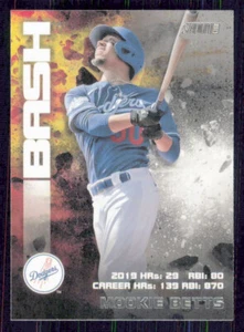 2020 Stadium Club Bash & Burn Baseball #BAB-15 Mookie Betts Dodgers - Picture 1 of 4