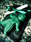 Fertility - Wax Spell Poppet - Handmade, Witchcraft, Hoodoo, Wicca, Wax Doll