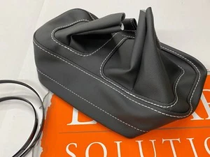 BLACK VINYL WHITE STITCH TDCI/PUMA GEAR GAITER FITS LAND ROVER DEFENDER 90 110 - Picture 1 of 3