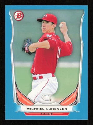 Michael Lorenzen 2014 Bowman Draft RC Rookie Blue /399 #TP-58 Reds Phillies - Image 1 of 2