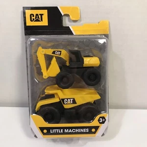 CAT Little Machines 2 pack Excavator and Dump Truck Construction Equipment New! - Picture 1 of 4