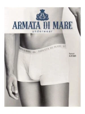 6 PEZZI BOXER UOMO ARMATA DI MARE ART. GT103 VITA BASSA IN COTONE ELASTICIZZATO - Immagine 1 di 4