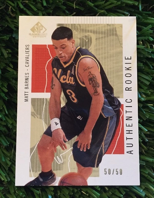 2002-03 SP Game Used Authentic Rookie Gold #129 Matt Barnes #ED 50/50 eBay 1/1 - Image 1 of 3