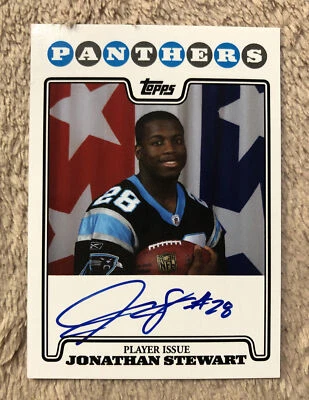 *2008 Topps Rookie Premiere #RPA-JS Jonathan Stewart (Blue Auto) RC !!! - Image 1 of 2